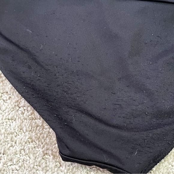 Victorias Secret Foldover Bikini Black Pink Sz 34C / M Convertible Cheeky Padded - Picture 6 of 12